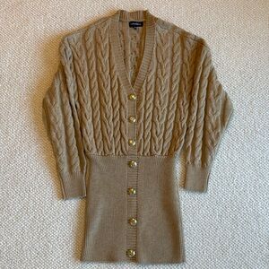 Retrofete Tan Sweater Dress size XS